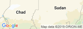 Central Darfur map